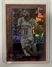 2025 Topps  Isaiah Joe #121 Season Tip Off Red Foilboard  /5 SSP 🟥