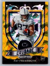 2021 Panini Prizm Draft  #173 Pat Freiermuth Rookie RC Gold Cracked Ice Prizm