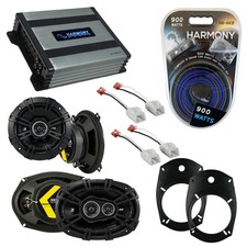 Fits Dodge Ram Truck 1994-2001 Speaker Upgrade Kicker DSC693 DSC5 HA-A400.4 Amp