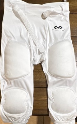 McDavid White Adult Medium Padded Football Pants Lightly Used 