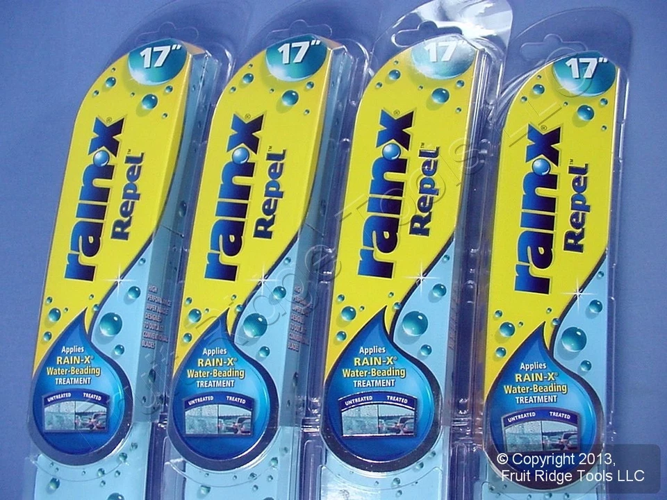 4 Rain-X 17" Windshield Wiper Blades Repel Water-Beading All Weather - Image 4 of 4