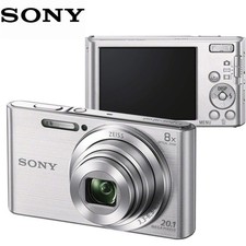 Sony Cyber-Shot DSC-W830 20.1MP 8x Optical Zoom Compact Digital Camera Silver