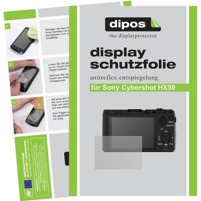 6x Schutzfolie matt für Sony HX 50 Displayschutzfolie Folie Display Schutz dipos