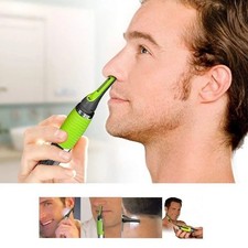 Hot Men Nose Ear Face Neck Eyebrow Hair Mustache Beard Trimmer Shaver Clipper