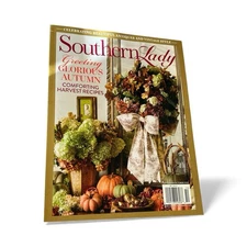 Southern Lady Magazine 2025 Autumn Harvest Recipes & Décor Ideas Vintage Style