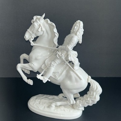 Augarten Wien Porcelain Man On A Horse 1731 *READ 