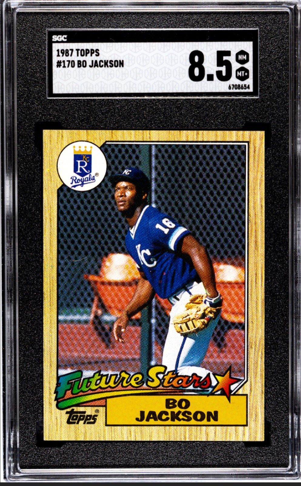 1987 Topps - Future Stars Bo Jackson #170 (RC) SGC 8.5