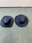 Lot Of 2 MARX Johnny West Blue Calvary Hats For General Custer 12” Figure Used