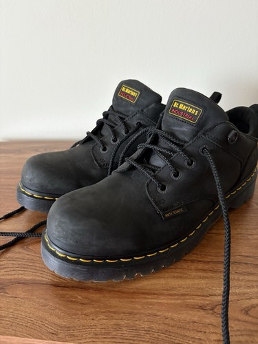 Dr Martens Ashridge NS Industrial Leder Schwarz Arbeitsschuhe Herren Gr. 13 Gebraucht - Bild 1 von 16