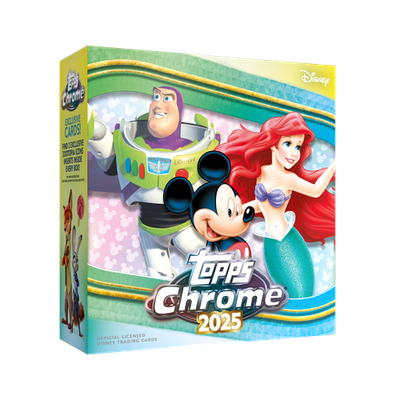 2025 TOPPS CHROME DISNEY MEGA BOX (60 Cards/2 Zootopia Inserts