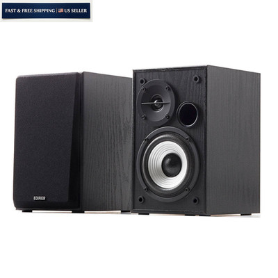 Edifier R980T 4'' Active Bookshelf Speakers - 2.0 Computer Speaker - Black