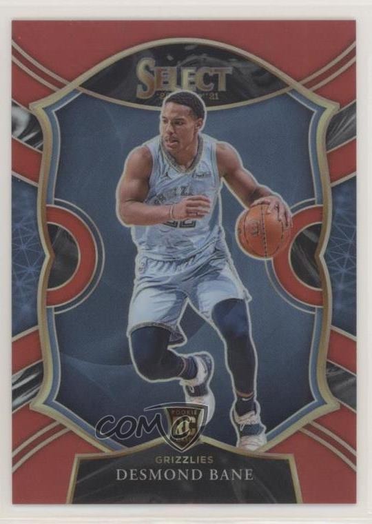 2020-21 Panini Select Concourse Red Prizm /199 Desmond Bane #90 Rookie RC 02ez