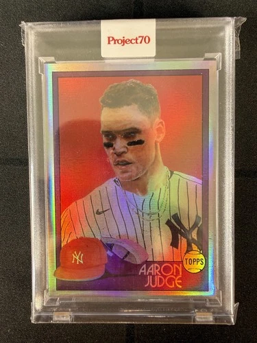 Topps Project 70 Card 519 1981 Aaron Judge Jacob Rochester Rainbow Foil 49/70