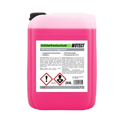Kühlerfrostschutz G12+ Fertiggemisch Kühlmittel Antifreeze -37°C 5L 10L 15L 20L - Bild 1 von 4