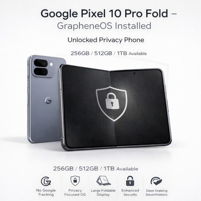 Google Pixel 10 Pro Fold - 256GB/512GB/1TB - GrapheneOS - Ultimate Privacy Phone