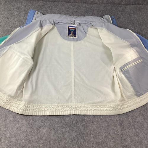 Vintage 1970s Mighty Mac Mens Retro Jacket Windbreaker Love Zip Boating Size 46 - Picture 14 of 19