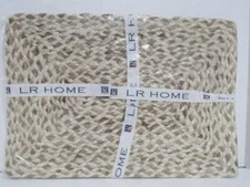 Pottery Barn Hand-Braided Jute Place-mats - Set of 4, Multi-Color Jute  NWT