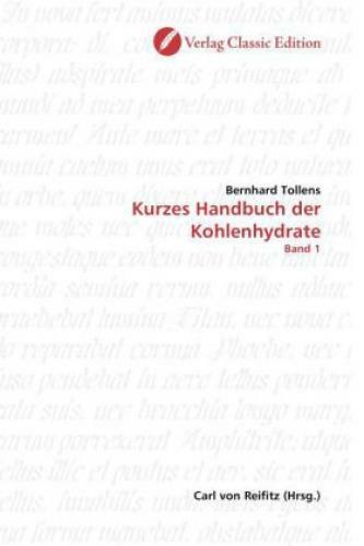 Thumbnail - Kurzes Handbuch Der Kohlenhydrate Band 1 8129