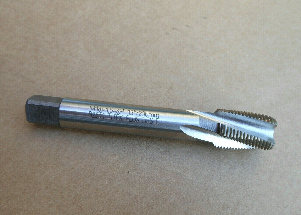 Linksgewinde-Gewindebohrer M13,5x1,0mm - Aus Schnellarbeitsstahl (HSS)