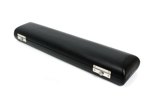 Estuche de flauta de cuero negro de 16 agujeros con pie en C de madera - Bolso de flauta nuevo - Imagen 5 de 5