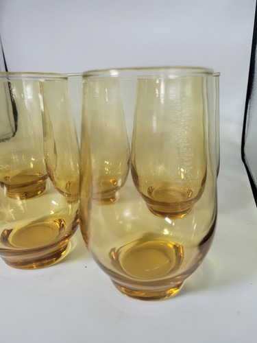 Set di 8 occhiali vintage succo d'ambra MCM bellissimi da collezione alti 4 3/4 - Foto 6 di 10