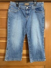Vtg Tommy Hilfiger Size 9 Capri Crop Wide Leg Light Wash Denim 80s 90s READ   