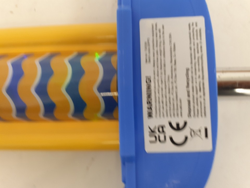 Crane Light up Pogo Stick Blue Spring Outdoor Garden Kids Game Toy