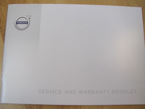 Originales neues Volvo Scheckheft TP87438 My 2016 englisch unbenutzt Serviceheft