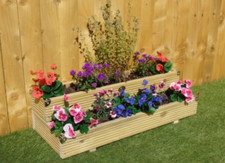2 Tiered L shaped Planters 60/90cm🪴Handmade Flowerbed🌷