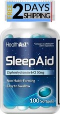 Sleep Aid, Diphenhydramine Hcl 50mg, Softgels, Supports Deeper Restful Sleep