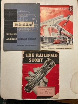 Chronology of Am. Railroads & 2 other RR booklets
