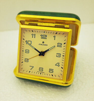Um 1960 ⭐️⭐️⭐️ Vintage Reisewecker JUNGHANS mechanischer Wecker ⭐️⭐️⭐️ 