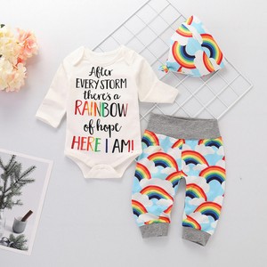 baby boy rainbow clothes