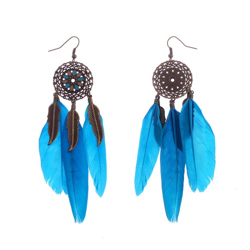 Womens Fashion Bohemian Earrings Long Tassel Fringe Boho Dangle Earrings Jewelry - Picture 23 of 56