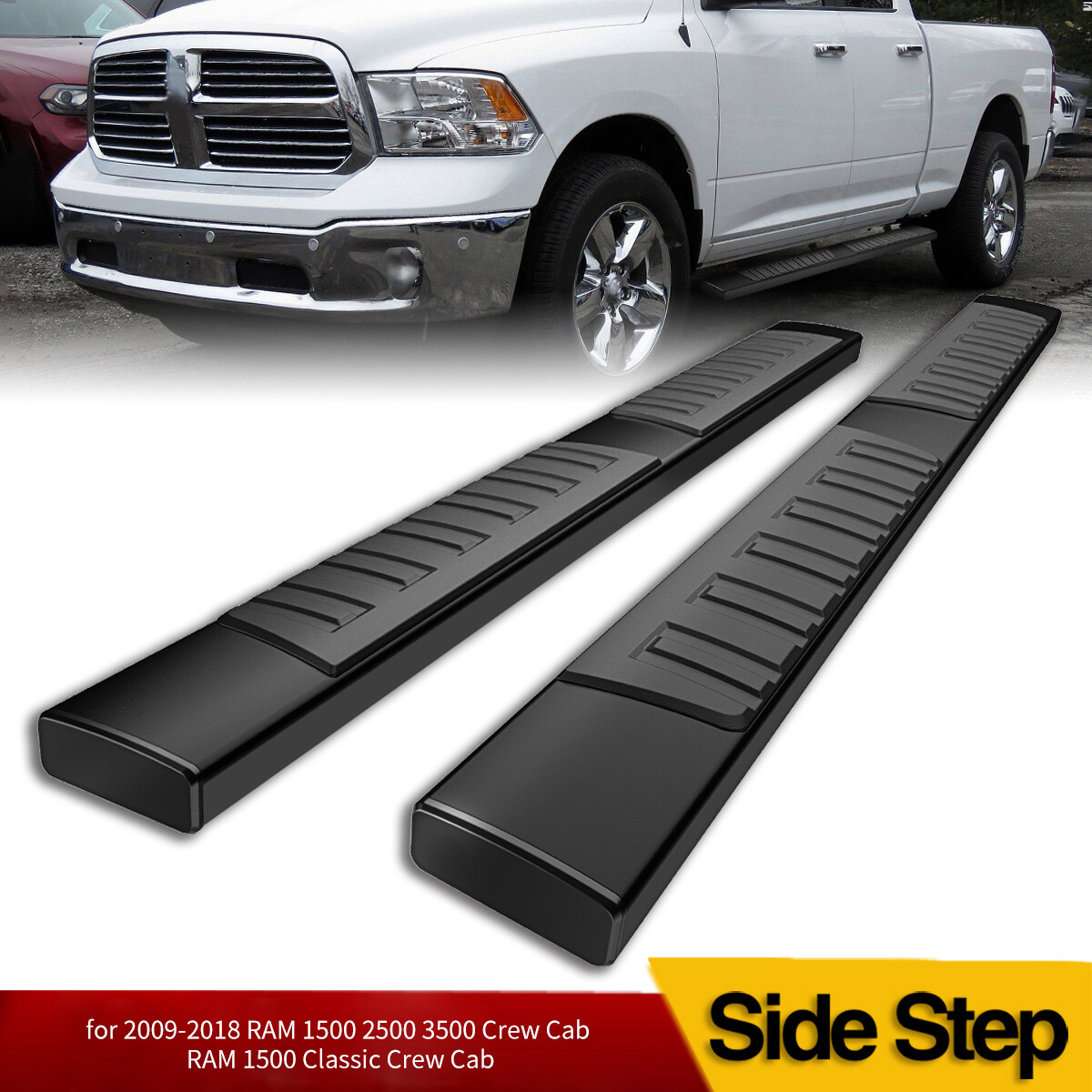 Running Boards for 2009-2018 Dodge Ram 1500 Quad Cab 6