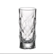 Tequila Shot glass set of 6 Vodka Liqueur  2oz /50ml Bohemia Czech Crystal Glass