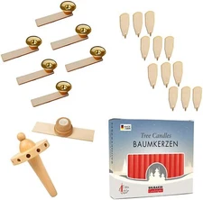 BRUBAKER Full Pyramid Fan Replacement Kit for 18" & 24" Pyramid + Red Candles