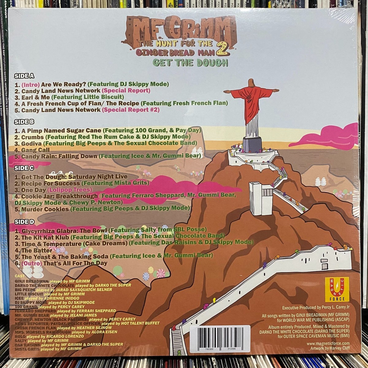 米2LP MF Grimm The Hunt For The Gingerbread Man 2 : Get The Dough DGGR1000001 Magnetic Force /00260 The Hunt for the Gingerbread Man 2: Get The Dough | MF Grimm