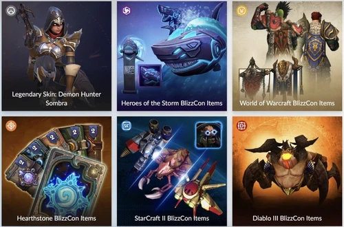 Blizzcon 2018 Virtual Ticket  In-Game Loot