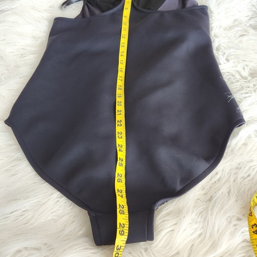 Magicsuit Laguna Coco One Piece Scuba Swimsuit Black Sz 16W Zip Front High Neck - Picture 6 of 12