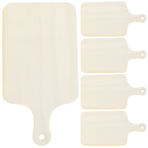 Mini Bandeja de Madera 5 Piezas para Servir Pan y Decoración de Mesa - Imagen 4 de 12