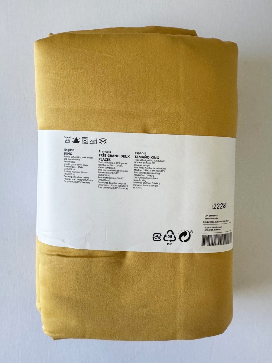 Almohada Beige Medidas Fundas Almohadas Ikea Ikea LUKTJASMIN King