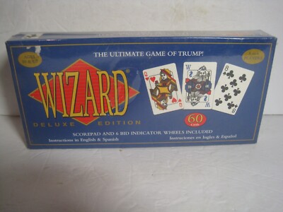 The Original WIZARD Deluxe Edition Card Game Ultimate Game of Trump! SEALED BOX