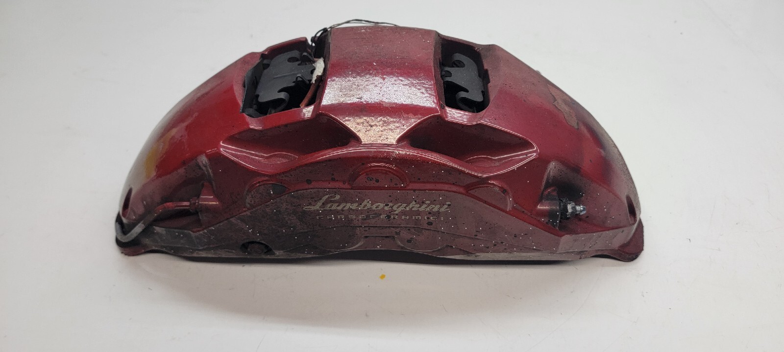 LAMBORGHINI URUS FRONT RIGHT PASSENGER SIDE BRAKE CALIPER OEM 4M0615106ET BURNED