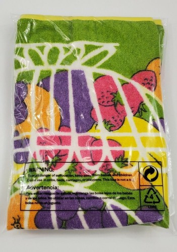 Vintage Schürze Tastemaker Obstschale bunt USA 60er - 70er Küchentuch - Bild 9 von 9