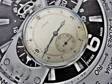 Rare art deco Lanco (Langendorf) pocket watch from 1930.