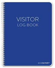 Visitor Log Book/Visitor Register/Guest Sign-in Book - 120 Pages 8 1/2" x 11"...