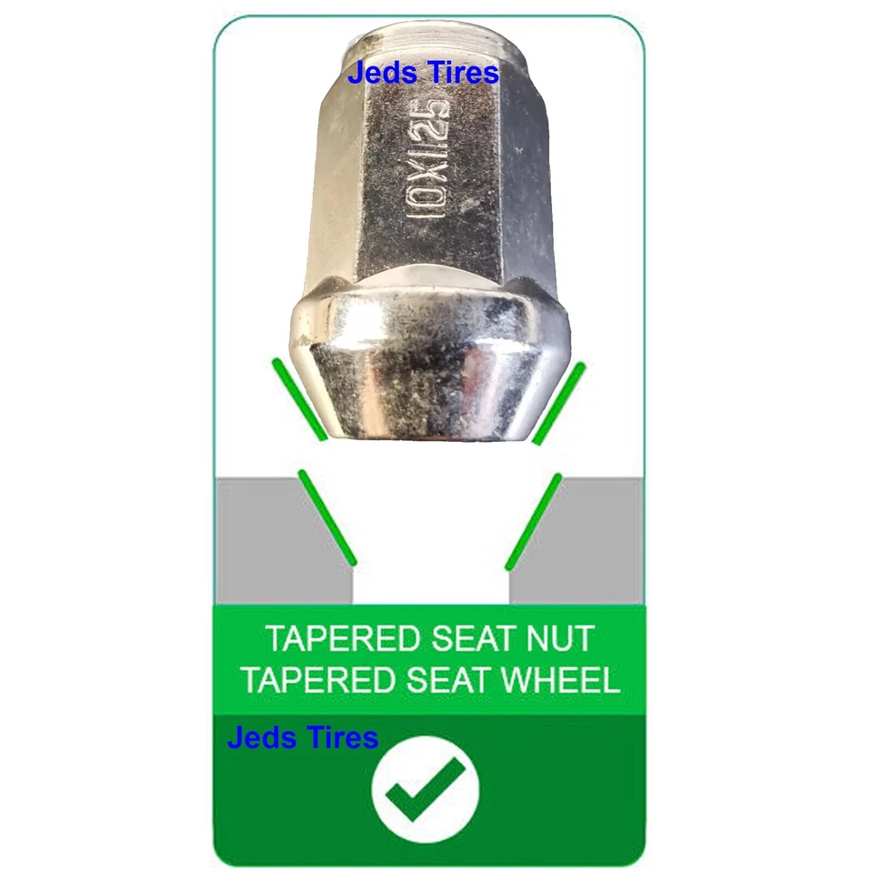 LUG NUT KIT 10x1.25 Chrome some Suzuki King Quad 400 450 500 700 750 - Image 4 of 4