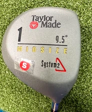 NEW TaylorMade System2 Midsize 9.5* Mini Driver Dynamic Gold Stiff Steel /sa8501
