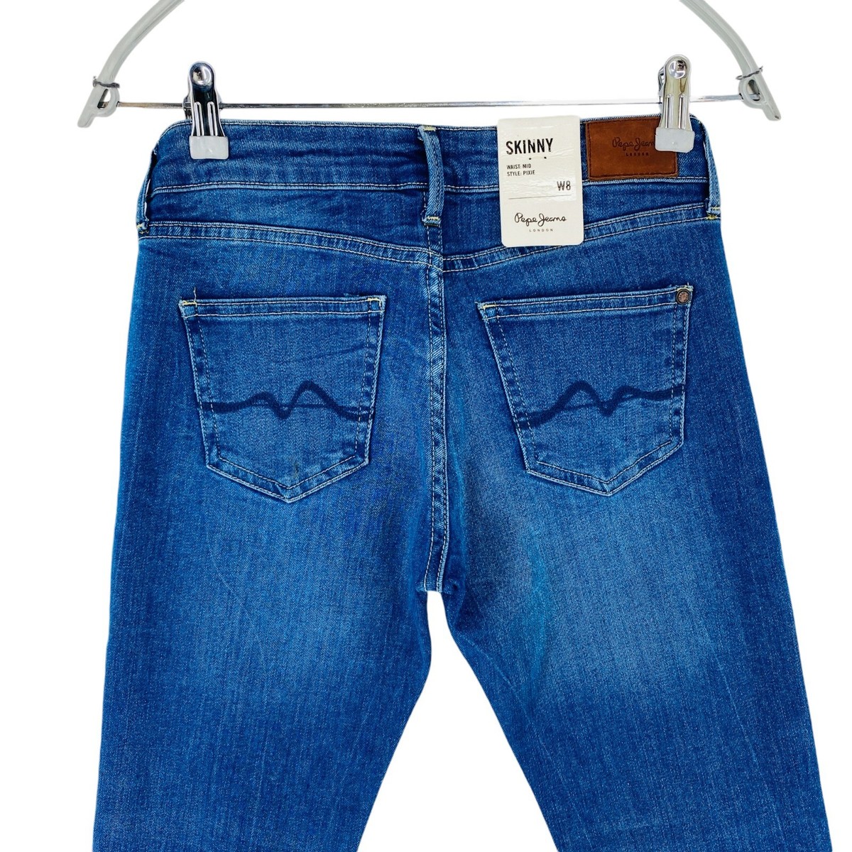 Modz Taille W8 Pepe Jeans Jeans Skinny Taille Normale Bleu Pepe